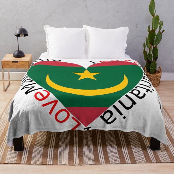 Item preview, I Love Mauritania Heart designed and sold by TheIconSmith.