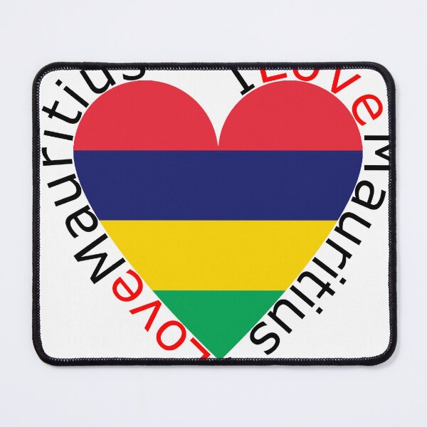 Item preview, I Love Mauritius Heart designed and sold by TheIconSmith.