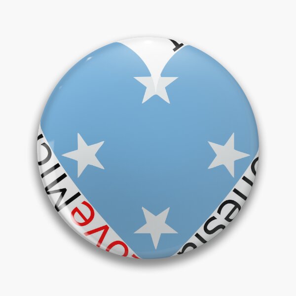 Item preview, I Love Micronesia  Heart designed and sold by TheIconSmith.