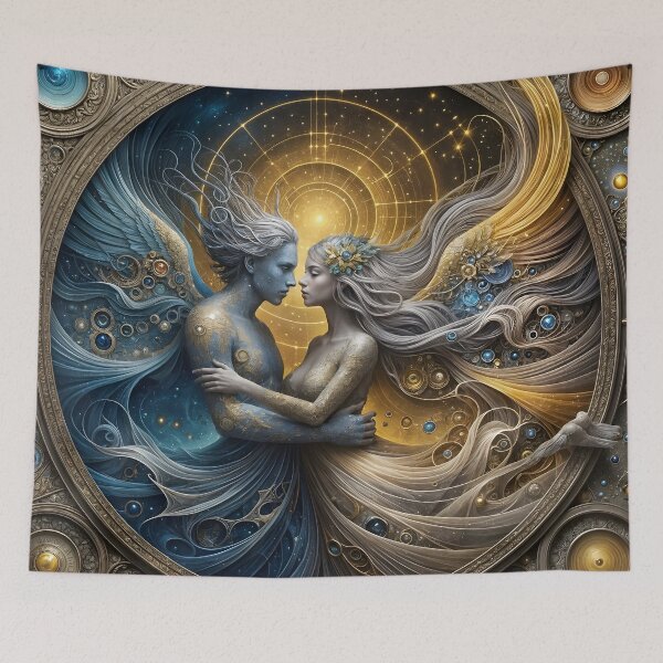 Item preview, The Alchemy of Love: The Fusion of Heaven and Earth designed and sold by KunstGeist.