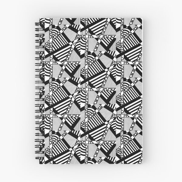 Item preview, Geometric Black and white Abstract Pattern designed and sold by GTeoArt.