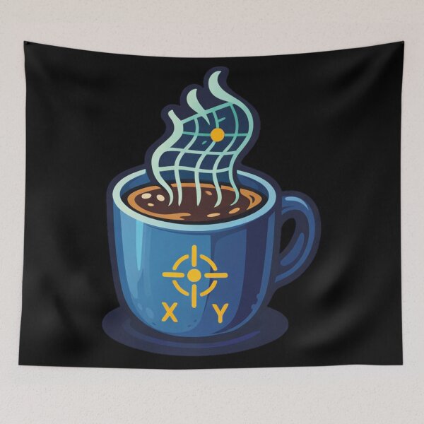 Item preview, Surveyor Runs On Coffee And Coordinates designed and sold by Virelo.