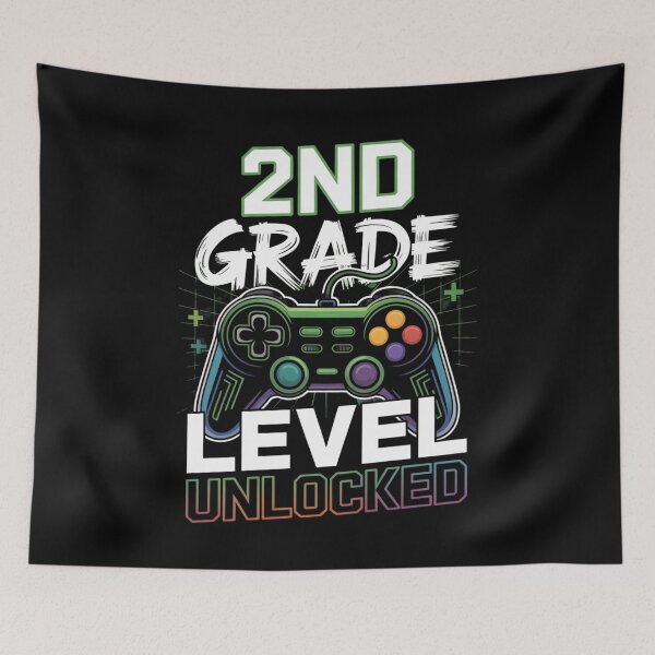 Item preview, 2nd Grade Level Unlocked Gamer designed and sold by flagylART.