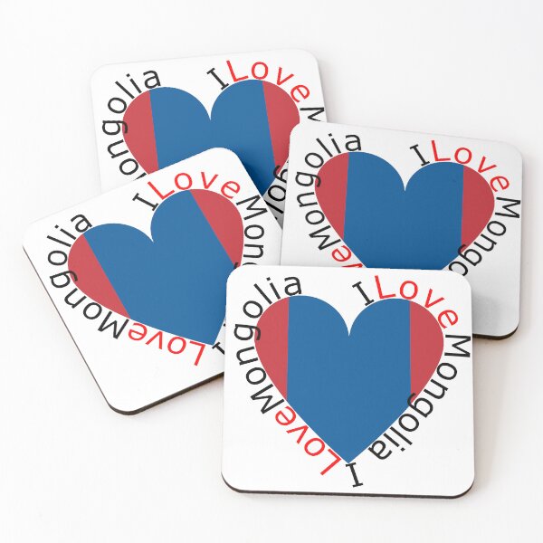 Item preview, I Love Mongolia  Heart designed and sold by TheIconSmith.