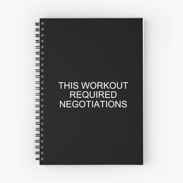Item preview, This Workout Required Negotiations – Gym Humor designed and sold by brownsc17.