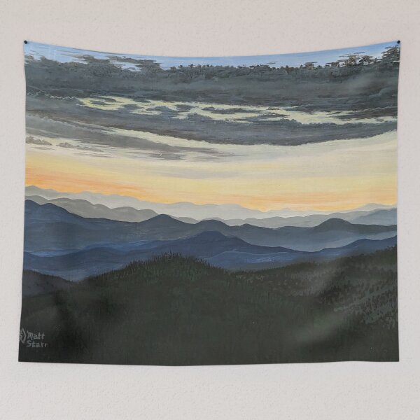 Item preview, Sunset in the Great Smoky Mountains  designed and sold by Matt Starr Fine Art .