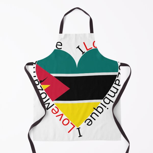 Item preview, I Love Mozambique Heart designed and sold by TheIconSmith.