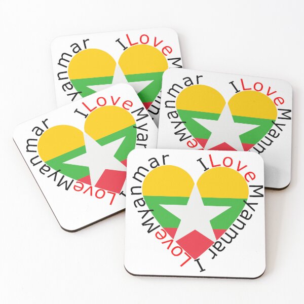 Item preview, I Love Myanmar  Heart designed and sold by TheIconSmith.