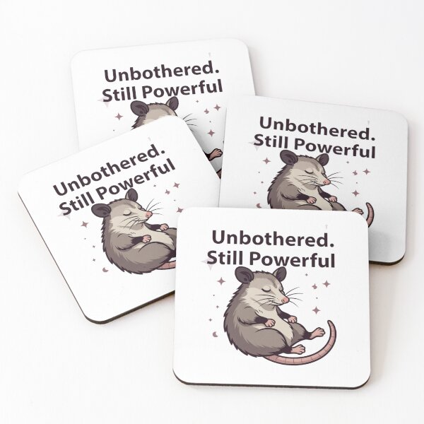 Item preview, Unbothered Still Powerful Possum Meme International Womens Day Feminist designed and sold by GrumpySableye.