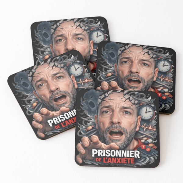 Item preview, Prisoner of Anxiety Design – Dark Poster Mental Health Awareness designed and sold by JonathanP514.