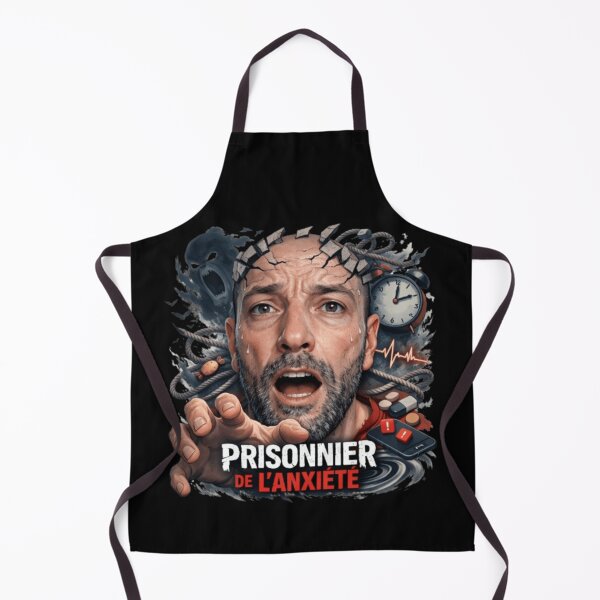 Item preview, Prisoner of Anxiety Design – Dark Poster Mental Health Awareness designed and sold by JonathanP514.
