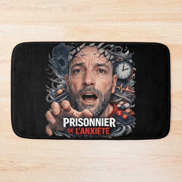 Item preview, Prisoner of Anxiety Design – Dark Poster Mental Health Awareness designed and sold by JonathanP514.