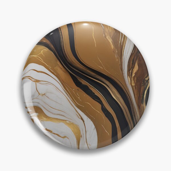 Item preview, Black and Gold Marble Background with Flowing Lines. designed and sold by MissYouONLY.