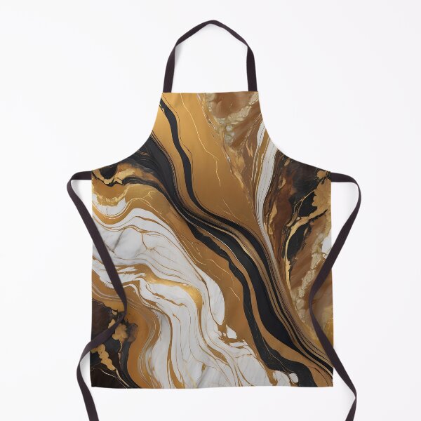 Item preview, Black and Gold Marble Background with Flowing Lines. designed and sold by MissYouONLY.