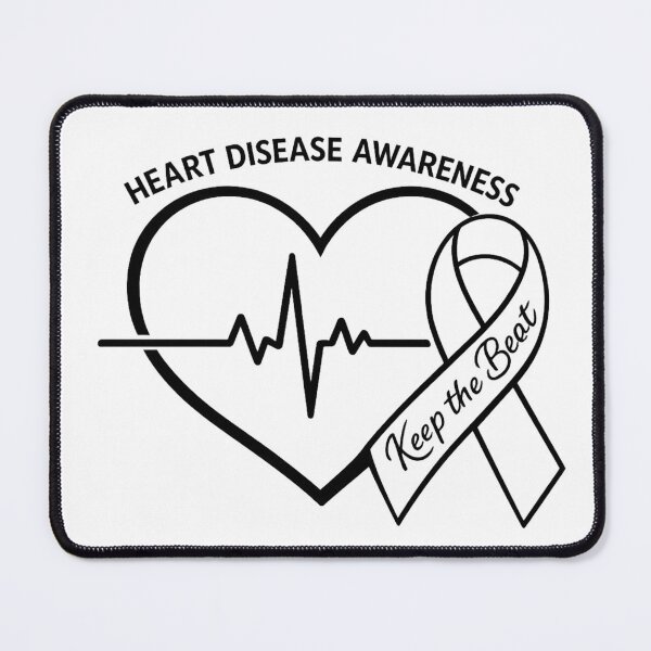 Item preview, Inspirational Keep The Beat Cardiology Awareness Art designed and sold by GridText.