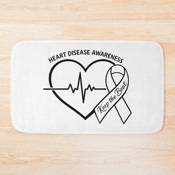Item preview, Inspirational Keep The Beat Cardiology Awareness Art designed and sold by GridText.