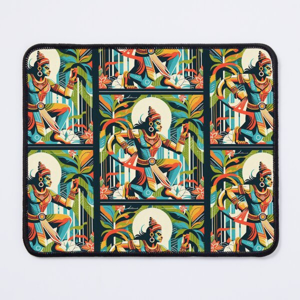 Item preview, Hanuman in dynamic pose designed and sold by ZOXOFO.