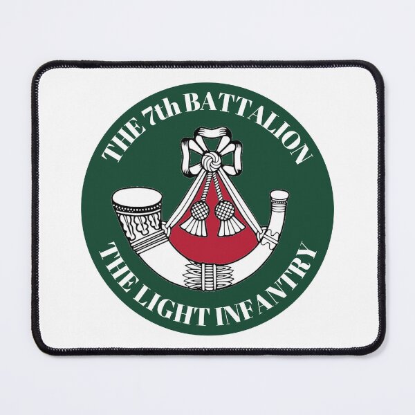 Item preview, 7th Battalion The Light Infantry designed and sold by Bootneckstore.