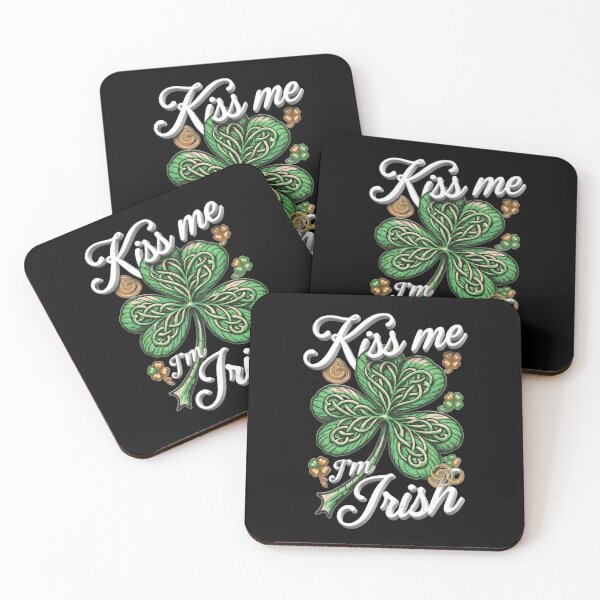 Item preview, Kiss Me Im Irish Ireland Lucky Shamrock designed and sold by OliDesigns.