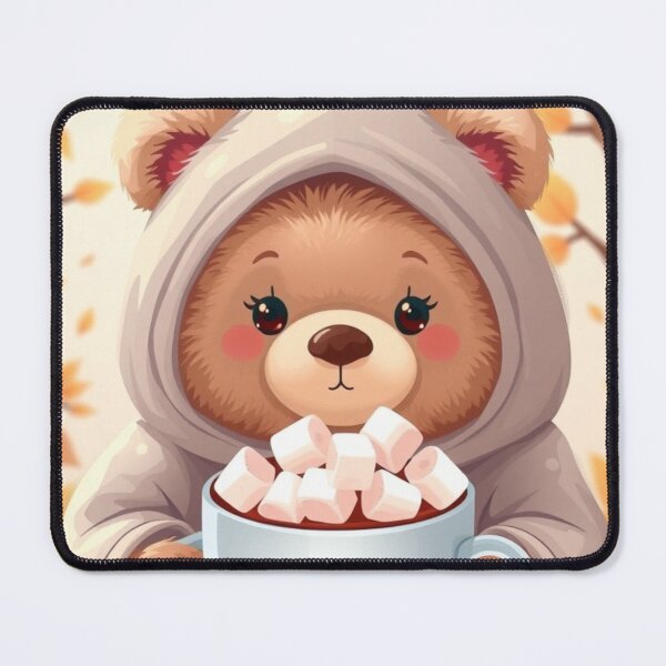 Item preview, Cute Cozy Bear Illustration T-Shirt | Autumn Hot Cocoa Aesthetic Tee designed and sold by ArmaanArts.
