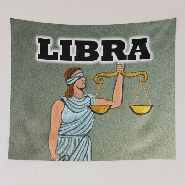 Item preview, Libra the Scales zodiac sign  designed and sold by Matt Starr Fine Art .