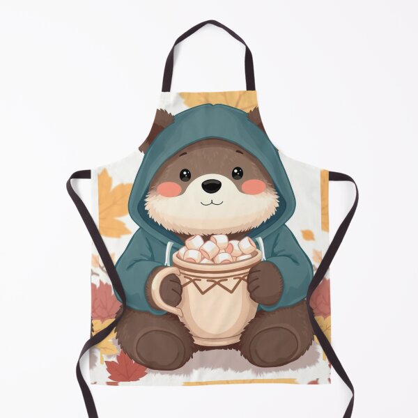 Item preview, Cozy Autumn Bear T-Shirt | Cute Bear with Marshmallow Cocoa Art Tee designed and sold by ArmaanArts.