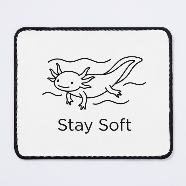 Item preview, Minimalistic Axolotl Illustration – Gentle Motivational Art designed and sold by Nice Vibes Prints.