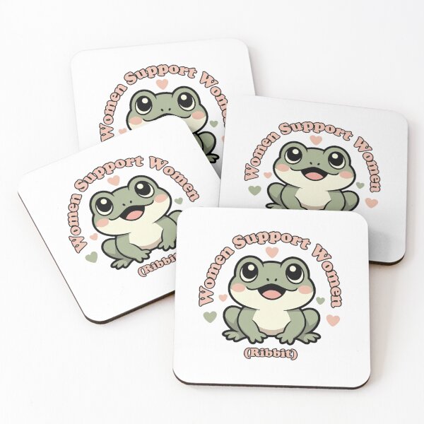 Item preview, Frog Women Support Women Ribbit Cute Feminist International Womens Day Gift designed and sold by GrumpySableye.