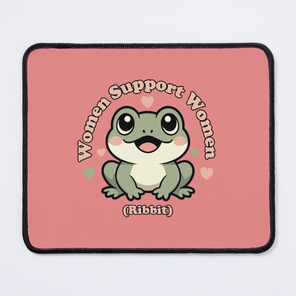 Item preview, Frog Women Support Women Ribbit Cute Feminist International Womens Day Gift designed and sold by GrumpySableye.