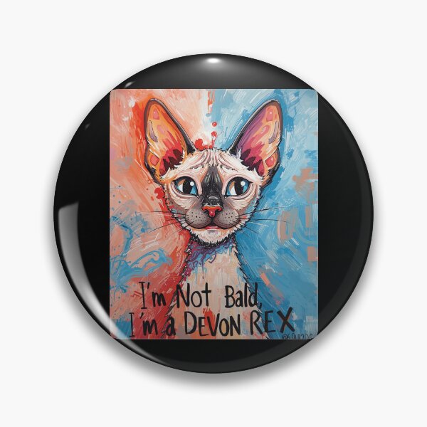 Item preview, I’m Not Bald, I’m a Devon Rex Cat T-Shirt – Funny Hairless Cat Lover Tee designed and sold by Lamagift.
