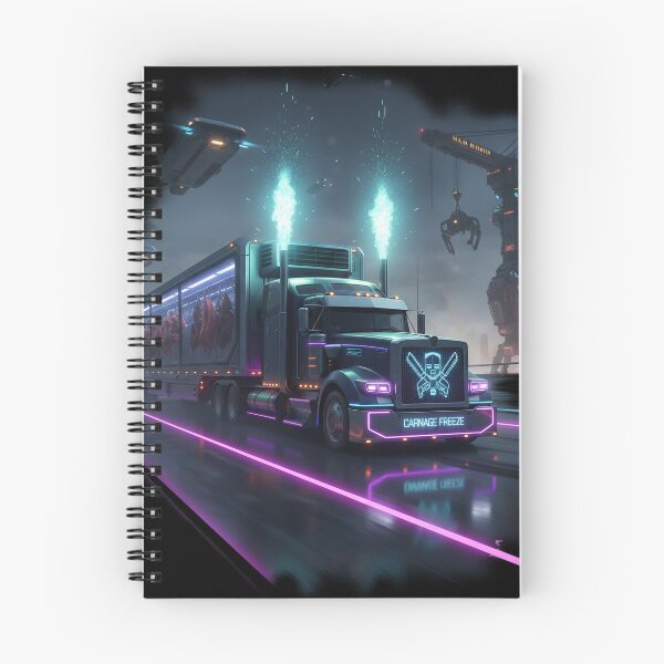 Item preview, Futuristic Butcher Transport - High-Tech Freezer Truck designed and sold by BounoWorld.
