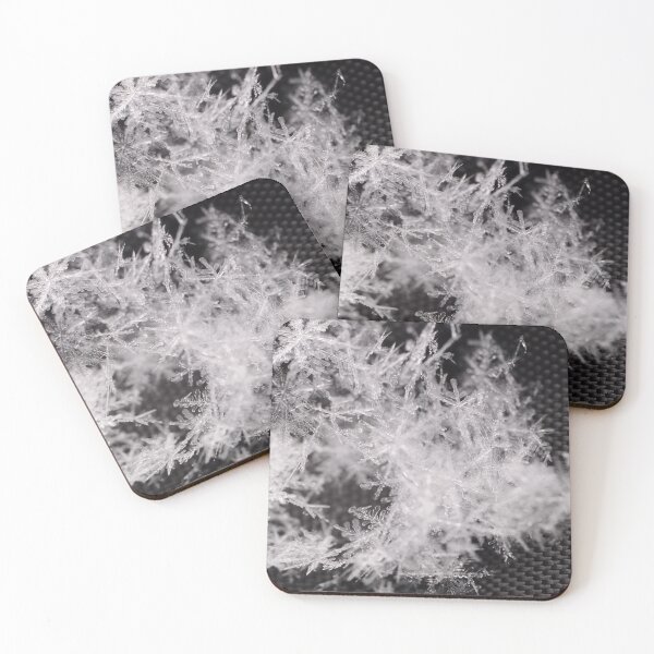 Item preview, Dendritic Snow Crystals on Dark Textured Surface designed and sold by Goiko7Margarita.