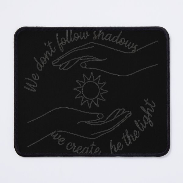 Item preview, Minimalist Hands Sun Quote - Create The Light Aesthetic Line Art designed and sold by shy8.