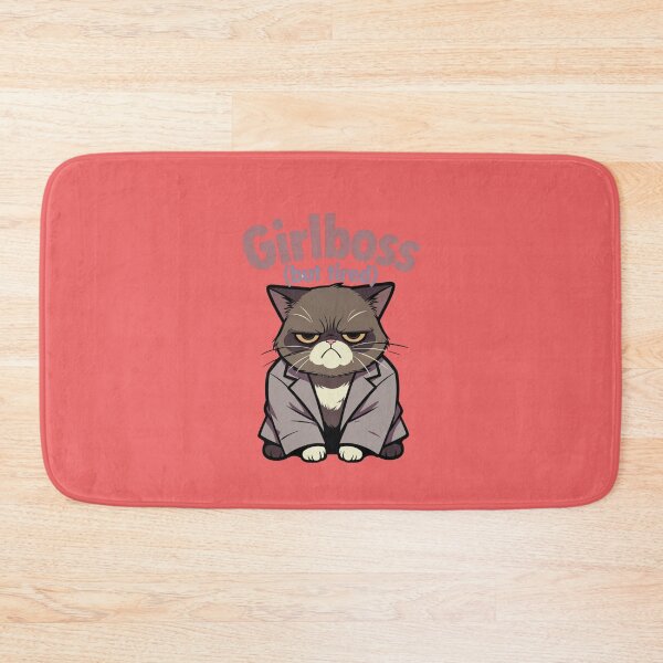 Item preview, Girlboss But Tired Funny Cat Feminist International Women's Day Gift designed and sold by GrumpySableye.