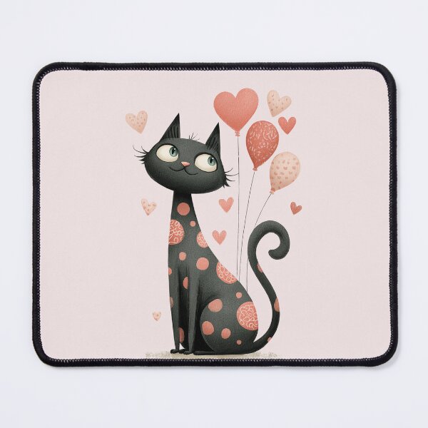 Item preview, Love Cat Illustration designed and sold by Erika Kaisersot.