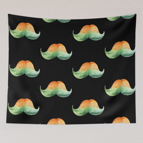 Aperçu de l'œuvre Lutin rigolo à moustache pour la Saint-Patrick créée et vendue par smartrocket.