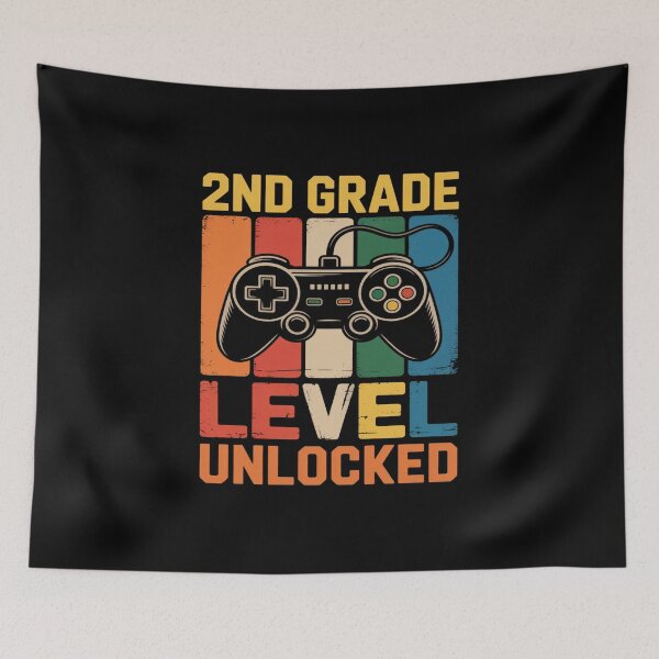 Item preview, 2nd Grade Level Unlocked Gamer designed and sold by flagylART.