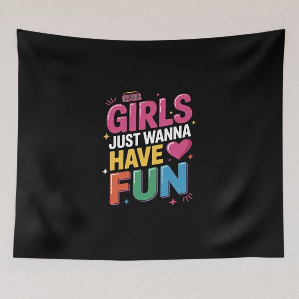Item preview, Girls Just Wanna Have Women Girl 80's 1980s 70's 7 designed and sold by DigitaldeligArt.