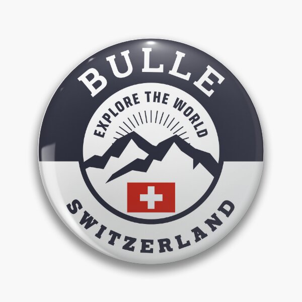 Item preview, Bulle Switzerland Black and White Crest designed and sold by World Designs.