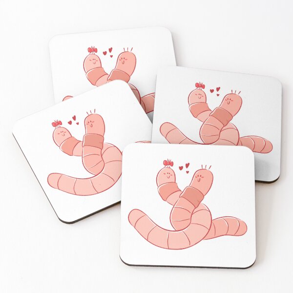 Item preview, Happy Love Worms designed and sold by ChiaraAless.