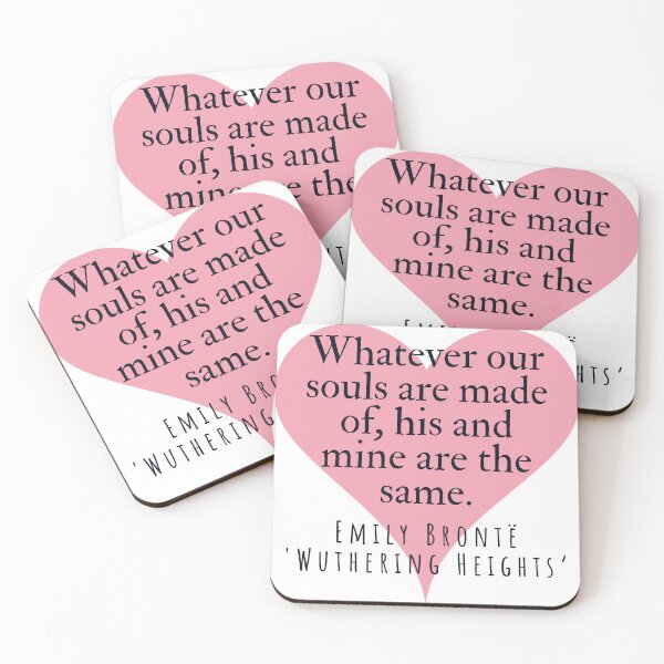 Item preview, Wuthering Heights Catherine Earnshaw Heathcliff Quote designed and sold by MaryKunzGoldman.