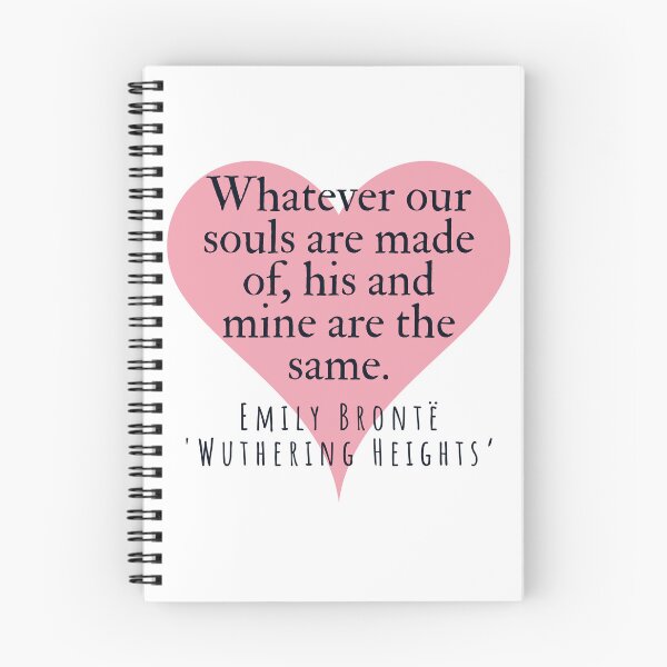 Item preview, Wuthering Heights Catherine Earnshaw Heathcliff Quote designed and sold by MaryKunzGoldman.