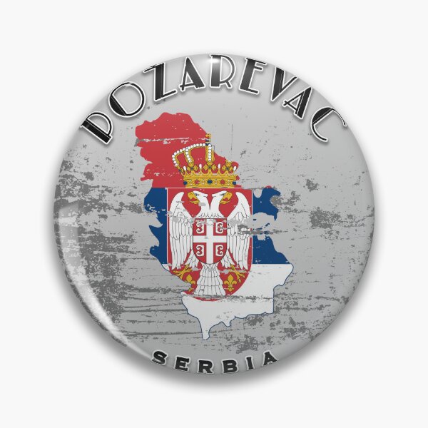 Item preview, Požarevac Serbia Flag Worn  designed and sold by World Designs.