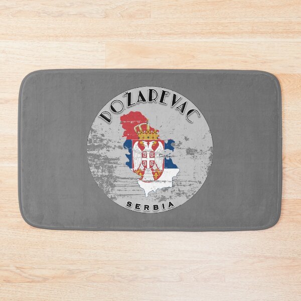Item preview, Požarevac Serbia Flag Worn  designed and sold by World Designs.