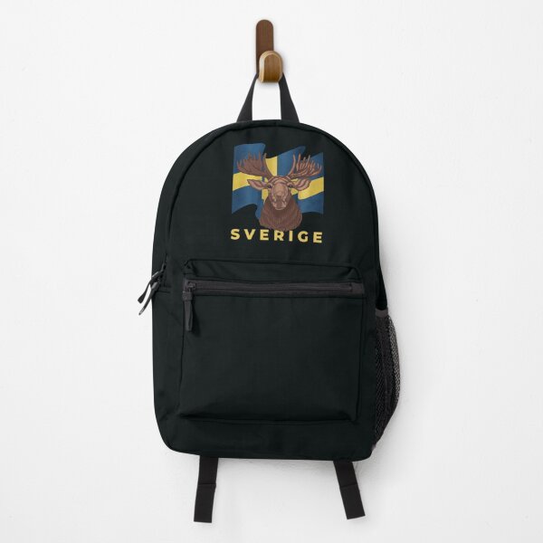 Item preview, Sverige Sweden Moose Flag designed and sold by PolaMaku.