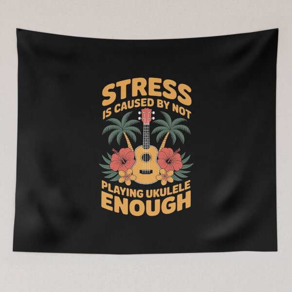 Item preview, Hawaiian Ukulele Uke Stress Is Caused By Not Playing Ukulele designed and sold by TheOneStopStore.