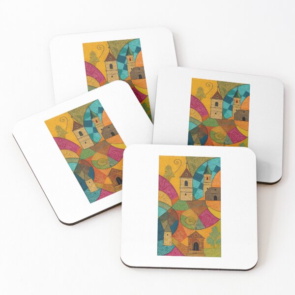 Item preview, Abstracted Village designed and sold by Global Hues.
