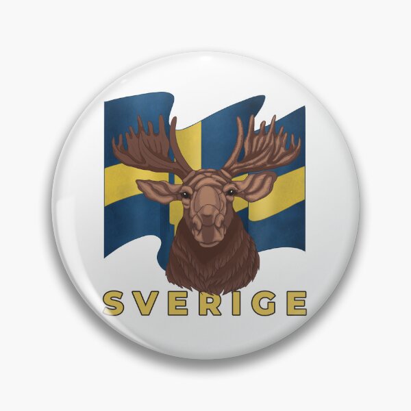 Artikelvorschau, Schweden Elchflagge entworfen und verkauft von PolaMaku.