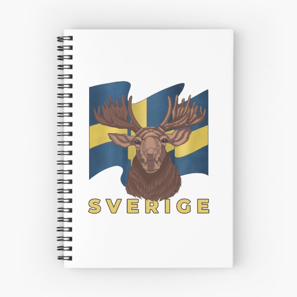 Item preview, Sverige Sweden Moose Flag designed and sold by PolaMaku.