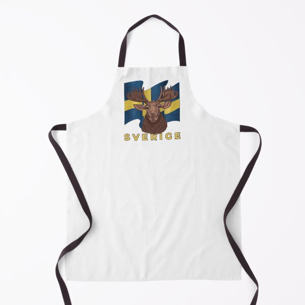 Item preview, Sverige Sweden Moose Flag designed and sold by PolaMaku.